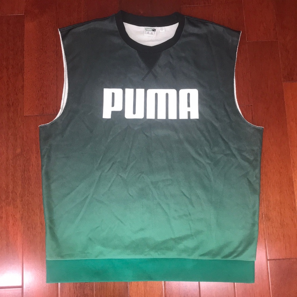 PUMA Tank Top - Green - sz L